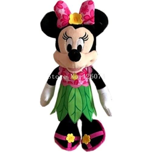 New Hawaii Minnie Mini Plush For Girls 18CM Kids Stuffed Toys Children Gifts