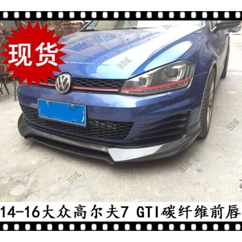 Suitable for Trbt Volkswagen 7gti Shovel Refitted with Carbon Fiber Lip Golf Chin Front Spoiler