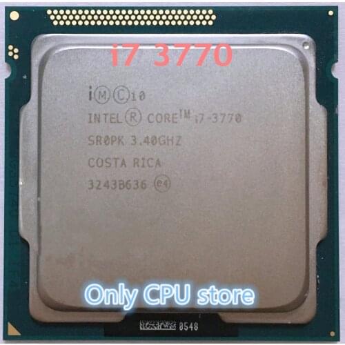 Intel Core i7 3770 3.4GHz SR0PK Quad-Core LGA 1155 CPU Processor