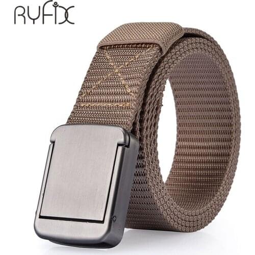 2021 Luxury Mens Fashion Practical Tactical Military Nylon Buckle Waist Belt Waistband khaki color canvas belt NS02