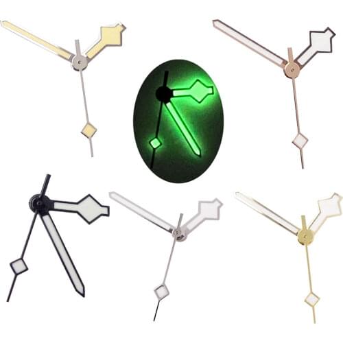 Snowflake Silver white color luminous watch hand fit for DG 2813 ETA 2824 2836 Miyota 8215 821A 82 series Automatic movement