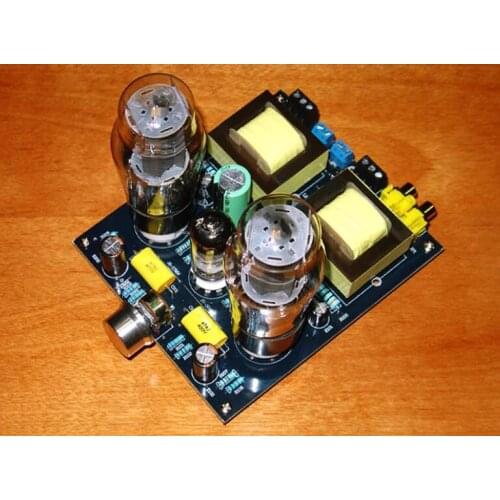 Hi-Fi Stereo 6N1/6N2+6P3P Single ended Class A Audio Tube Amplifier Board valve Amp board DIY KIT