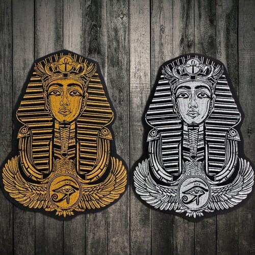 Embroidery Gold silver Buddha Statue God Sew On/Iron on Patch Applique DIY T-Shirt Crafts Stiker for Jeans Clothes Accessories