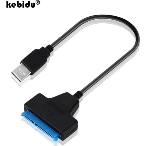 Kebidu High Speed USB 3.0 2.0 to Sata Cable 22 Pin 2 5" 3.5" 2.5 inch HDD Hard Disk Driver DVD CD Rom Adapter Converter