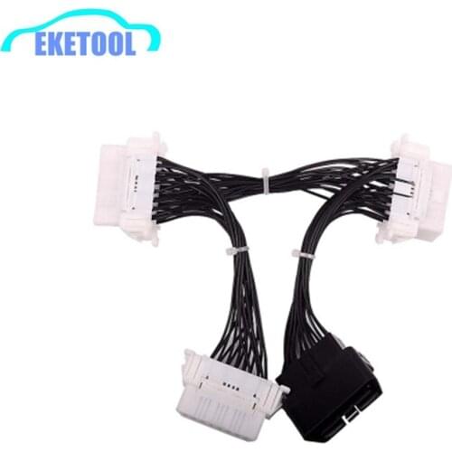 1 Male to 3 Female Connector OBD OBD2 Extension Wire Cable Splitter OBD2 16PIN Connector For ELM327 OBD2 16 PIN ELM 327
