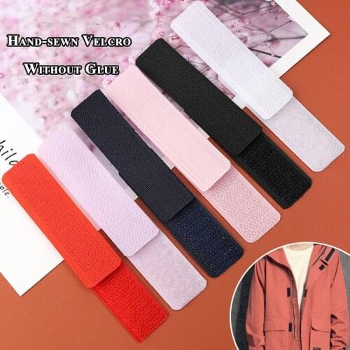 10 Pair 16/20/25mm Velcros No Adhesive Fastener Hook and Loop Seamless Velcro Sewing Clothing Sewing Accessories