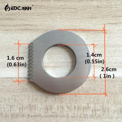 2 PCS EDC Pocket Military Knife steel Outdoor camping survival tools Camping Mini Key Ring Knife Tool Silver