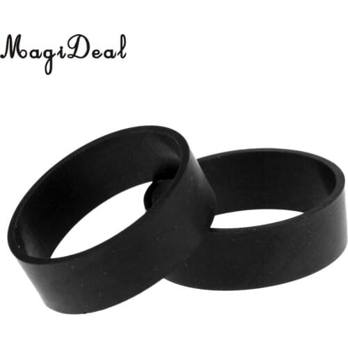 2Pcs/Set Technical Scuba Diving BCD Backplate Snorkel Keeper Retainer Rubber Loop Replacement - Durable & Long Lasting