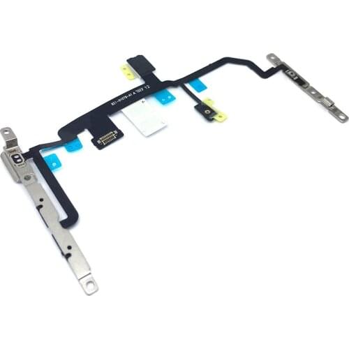 5Pcs Original Power On Off Button Volume Mute Control Button Microphone Flash Key Flex Cable For iPhone 8 Plus 5.5" Repair Parts