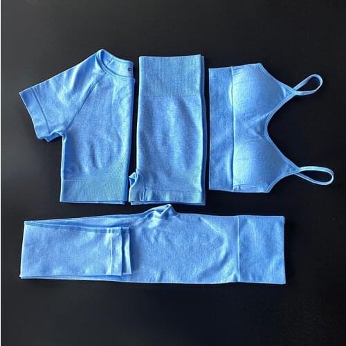 Seamless Sport Pants Gym Fitness Clothing Women Leggings Sportswear Female Workout Leggins Top Sport Clothes Training Short Pant