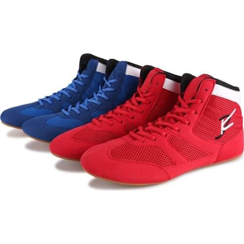 Boxing Shoes Sports Boxing Training Shoes Children Adult Weight Lifting Room Squat Shoes Wrestling Shoes 35-46 Wrestling Shoes