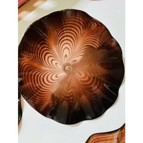 Dale Art blown glass wall platter glass wall arts Handmade Blown Glass Decorative Chandelier