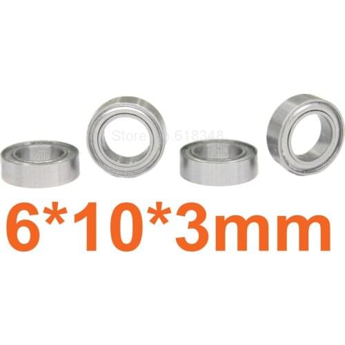 Himoto E18 1/18 Upgrade Parts Ball Bearings 6*10*3mm Fit WLtoys HSP RC Cars 58043