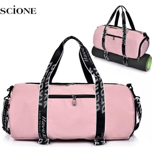 Travel Fitness Bag Gym Swimming Bags Sports Pack For Training Yoga Sport Gymtas Luggage Dry and Wet Separation X139A