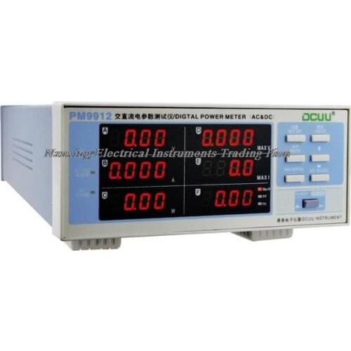 Fast arrival PM9912 AC/DC intelligent electrical parameter tester Power meter 600V,20A(Alarm)