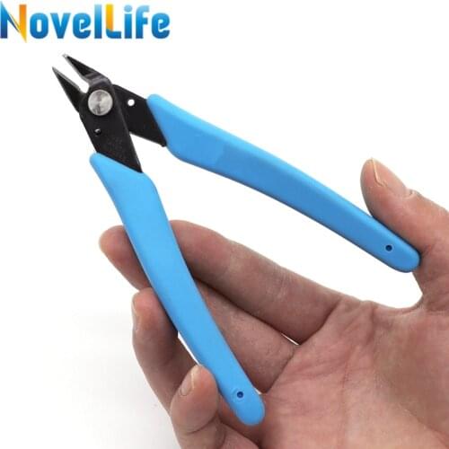 Small Diagonal Pliers Electrical Wire Flush Cutter Side Cutting Nippers Snips Jewelry Crafts Electronics Toys Repair Hand Tool