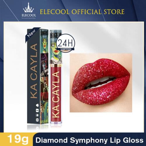 Metallic Waterproof Lip Gloss Liquid Lipstick Glitter Shimmer Lipstick Matte Long Lasting Beauty Lips Makeup TSLM2