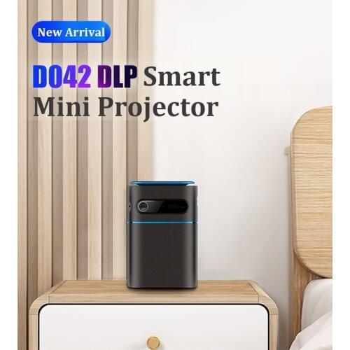NEW Mini Projector Portable Android 9.0 DLP 2GB RAM 16GB 4K HD Bluetooth Home Cinema 2.4G 5G WiFi 350 ANSI Lumens LED Projector