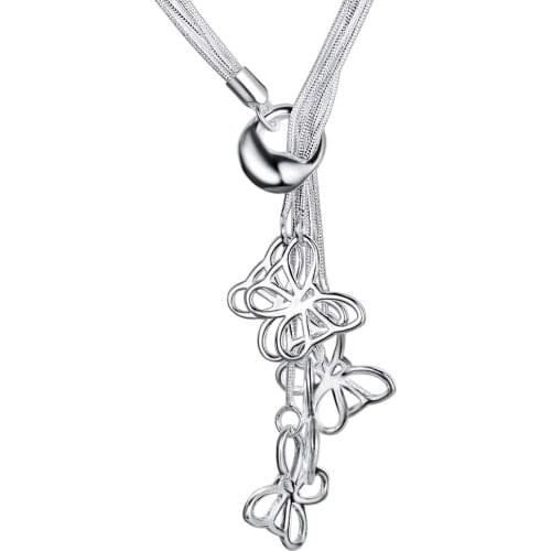 Fashion Jewelry Necklace Lady Wholesale Charm Silver Color Pendants For Women Fashion Jewelry Pendant AN496/aeaaivha