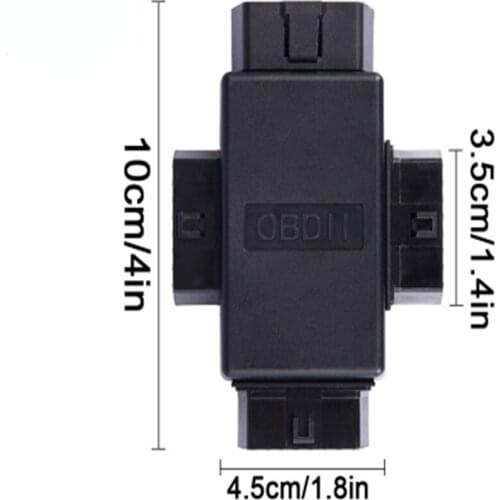 OBD2 Full 16 Pin Male to 3 Female 1 to 3 OBD Cable OBD Splitter Converter Adapter for OBD Car Diagnostic Extender Tool