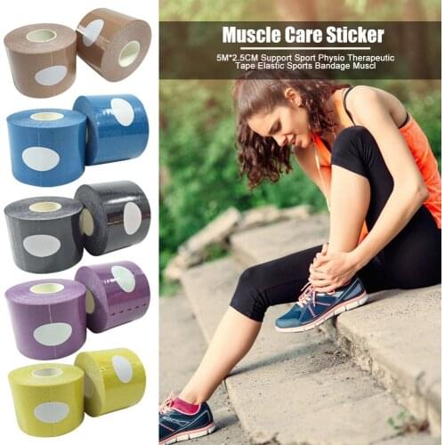 Durable Kinesiology Tape Skillful Manufacture Kinesiology Tape Bandage Elastic Adhesive Strain Injury Support Muscle Care