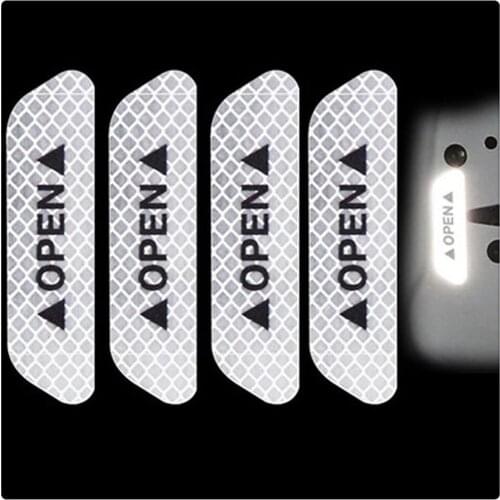 Car OPEN Reflective Tape Warning Mark Notice Bicycle for Nissan Altima 370Z Xmotion Nuvu NV2500 Forum PALADIN TEANA