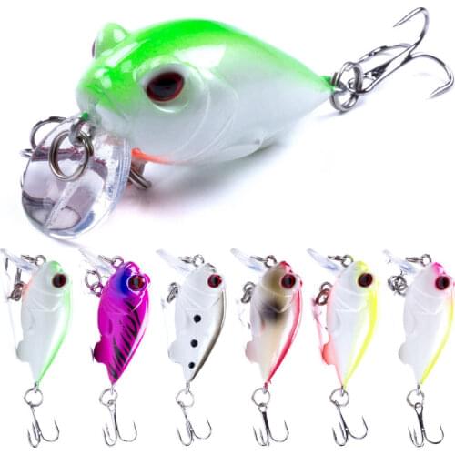 Crankbaits 40mm 5.2g Isca Artificial Japan Hard Bait Bass Topwater Pesca Wobblers Carp Fishing Gear Tackle