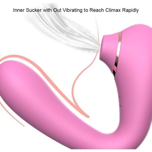Sucking Vibrator Rechargeable Silicone Vagina Anal Mini Sucker Waterproof Licking Vibrators Sex Toys 10 Modes For Women Couple