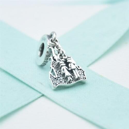 2020 Cartoon Parks Collection Charm 925 Sterling silver Dangle Love Charms fit Beads Bracelets DIY For women jewelry Wholesale