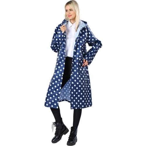 Girl Lady Hooded Raincoat Outdoor Travel Waterproof Riding Cloth Rain Coat for Women Poncho Long Rainwear Raincoat Jacket 50XX