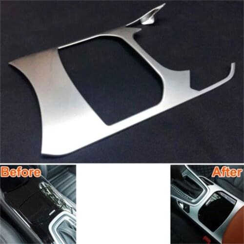 1Pc Car ABS Interior Mouldings Water Cup Holder Decoration Cover Trim Sticker Fit For Edge LHD 2015 Accessories Car Styling