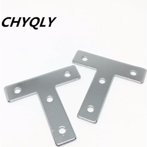 10pcs/lot 2020 T-type Connecting Plate Aluminum Profile Angle Connecting Plate accessories Accessories