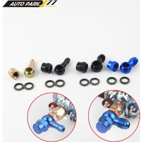 ALUMINUM 0580254044 Fuel Pump fitting Push On Outlet Banjo male an6 Fitting Adapter