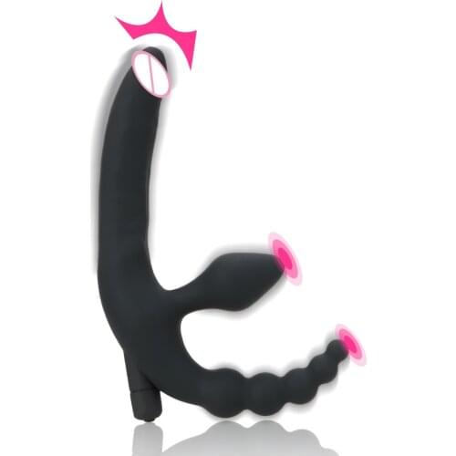 Anal Plug Vibrator 10 Speeds Prostate Massager Sex Toys for Men Women Strapon Dildo Vibrator Anus Stimulation Anal Beads