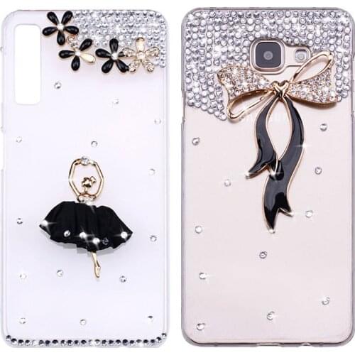 Case For Samsung S8 S8 S9 Plus S10 S10e S10 Lite J3 J5 J7 A3 A5 A7 2016 2017 M30 M20 A70 A50 A40 A30 A20 A21 A21S Bling Cover
