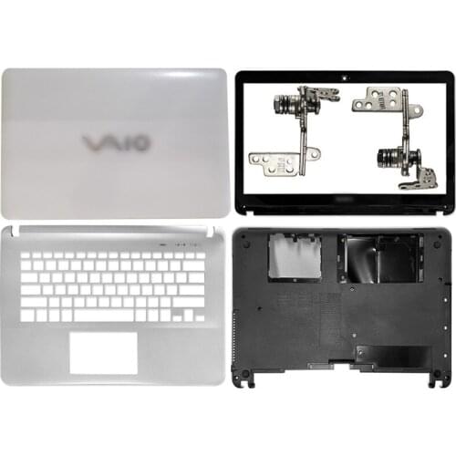 Laptop For Sony SVF142 C29L A26T SVF143 A1QT A1RT A23T 29T 26SCW LCD Back Cover/Front Bezel/Hinges/Plamrest/Bottom Case No-Touch
