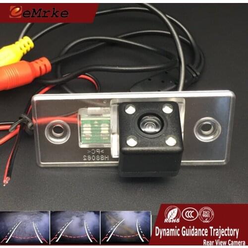 EEMRKE For Porsche Cayenne 9PA 2007-2010 with Dynamic Trajectory Parking Line Car Rearview Reversing Tracks Camera