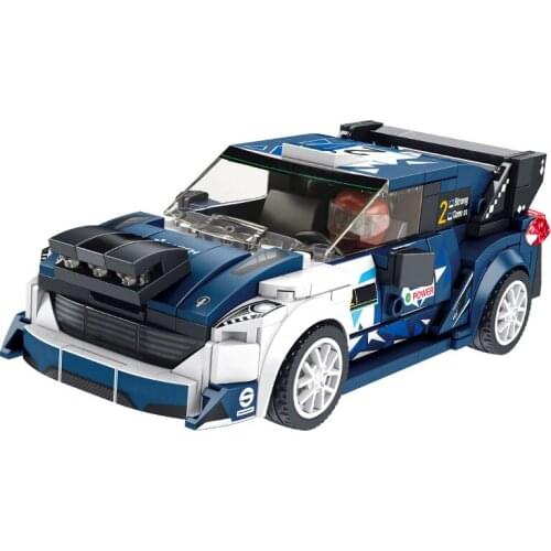 City Racing Car Speed Champions Fiesta WRC Model Building Blocks Vehicle Figures Bricks Kids Toy Classic Rally Super Racers Gift
