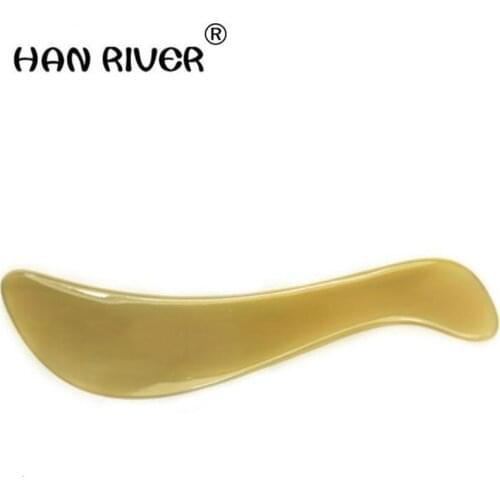HANRIVEROx horn scrapping slice S beauty salon shaving board dial the reinforced bar face Angle of meridian natural yak eye mass