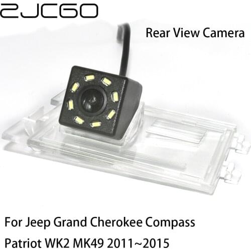 ZJCGO CCD Car Rear View Reverse Back Up Parking Night Vision Camera For Jeep Grand Cherokee Compass Patriot WK2 MK49 2011~2015