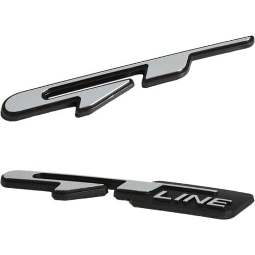 Cool 3D Car Style Sticker Gt Line Letters Sticker For Kia Rear Trunk Fender Car Doors Stickers Gt Line