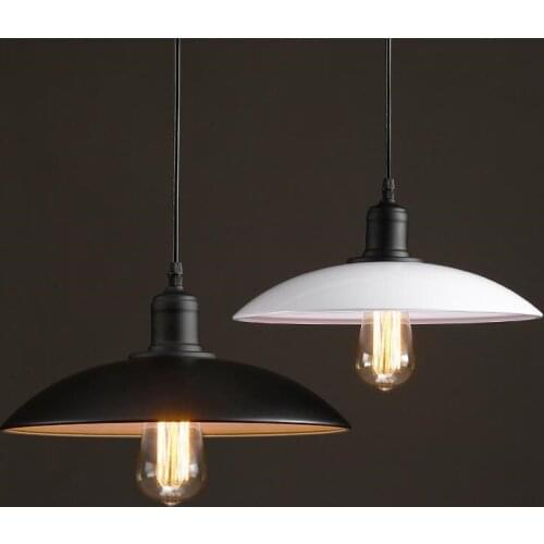 Restaurant Bar Cafe Creative Iron Pot pendant lamp Dia32cm AC110V 220V 230V