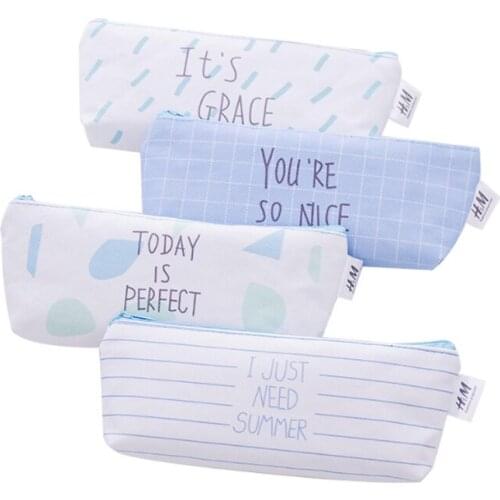 Leaffei Blue Pencil Cases China