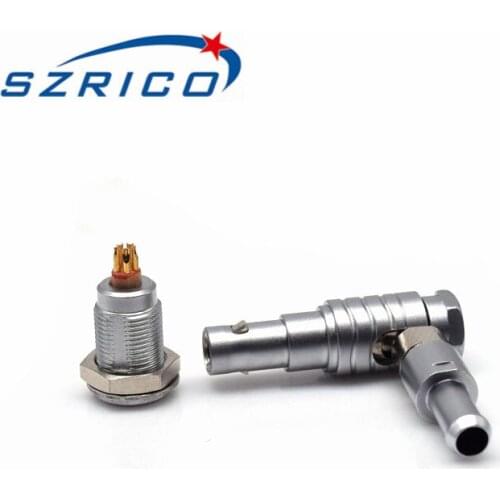 M9 0B 30 degrees metal FHG 2 3 4 5 6 7 9 12 pins medical connector SZRICO