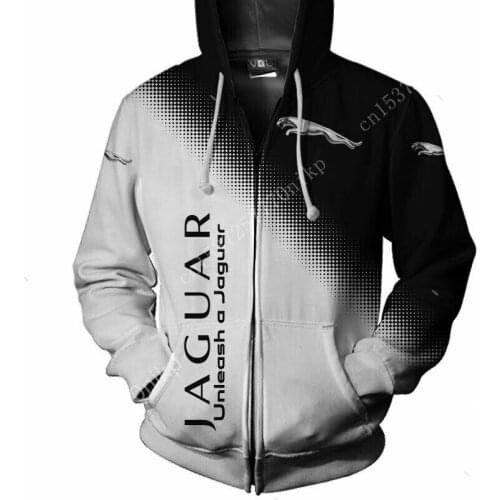 2021 New Jaguar Brand Mens Hoodie High Quality Harajuku Sweatshirt Hip Hop Mens Clothes Oversized Hoodie 3D Anime Streetwear