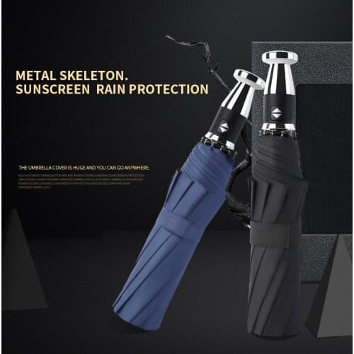 Men Umbrella Corporation Windproof Strong Wind Resistant Folding Automatic Business Sun Rain Women Umbrella For Fish Big Parasol