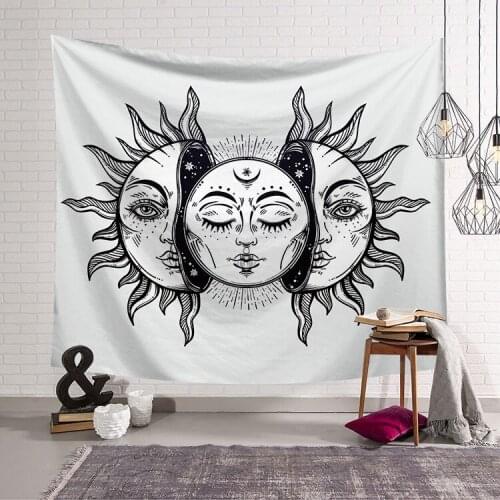 Literature and art pattern Tapestry Wall Hanging Dorm Decor Art Wall Tapestry Hippie Wall Carpet Psychedelic Tapestry 95x73cm