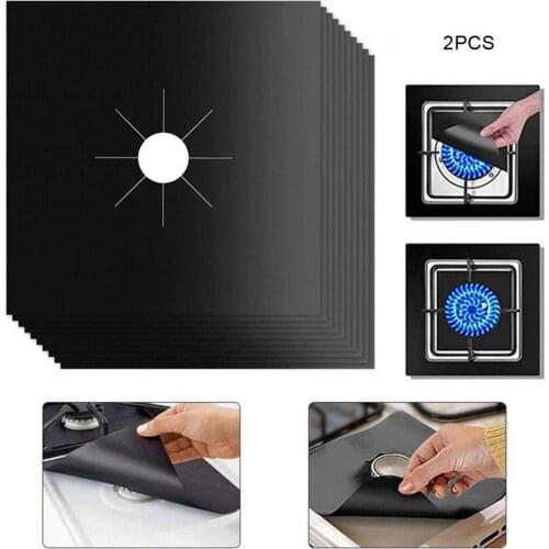 New Gas Stove Surface Protection Cleaning Pad Washable Anti-Fouling Gas Stove Cleaning Pad Kitchen Accessory