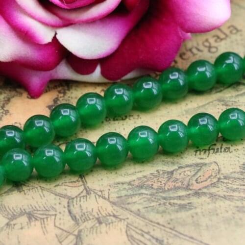 Charming!Green Aventurine chalcedony round 8mm loose beads 15" DIY stone jewelry making design wholesale