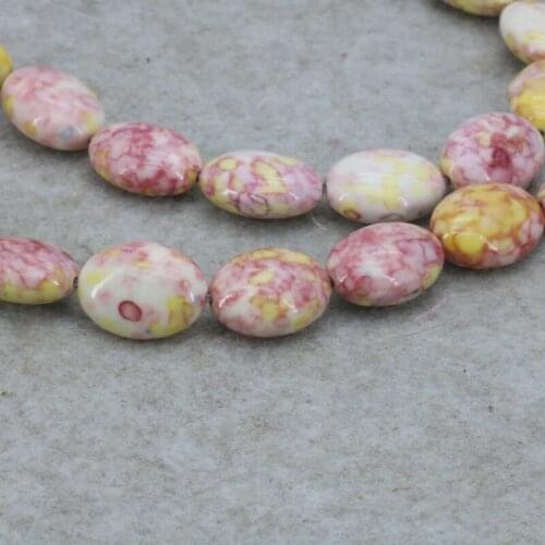 Riverstones oval share loose beads 13x18mm Three colors to choose from women fashion jewelry making design